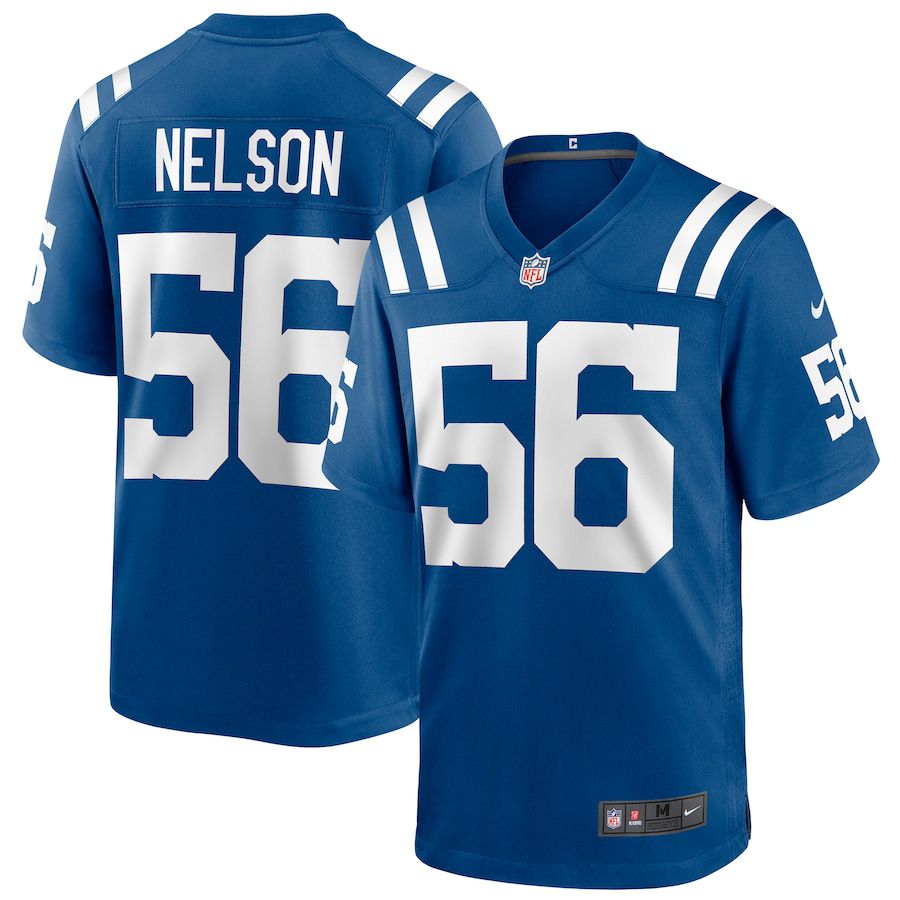 Men Indianapolis Colts #56 Quenton Nelson Nike Royal Player Game NFL Jersey